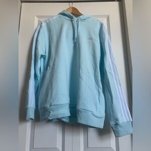 Adidas light blue Hoodie size XL